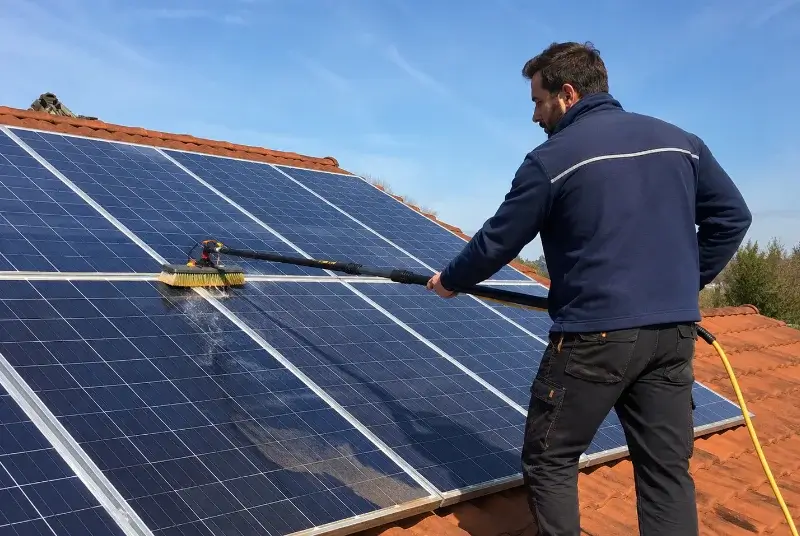 Nettoyage et entretien de panneaux solaires à Cabariot