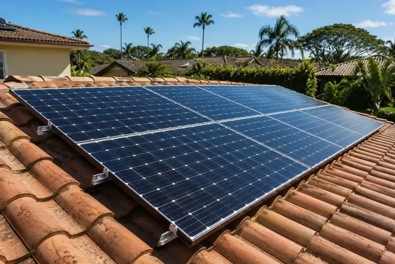 Installation de panneaux solaires à Cabariot